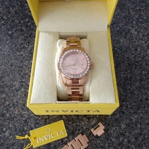 Authentic Invicta Pro Diver Watch Rose Gold